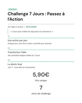 Challenge 7 Jours – Passe à l'Action